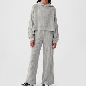 Women's Gray Knit Jumpsuit